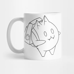 Cat and butterfly Mug